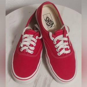 Van's Autentic Red Classic Shoe 6.5 Men 8.0 Women